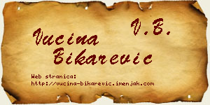 Vucina Bikarević vizit kartica
